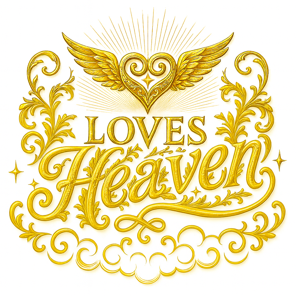 Loves Heaven original logo sticker or download