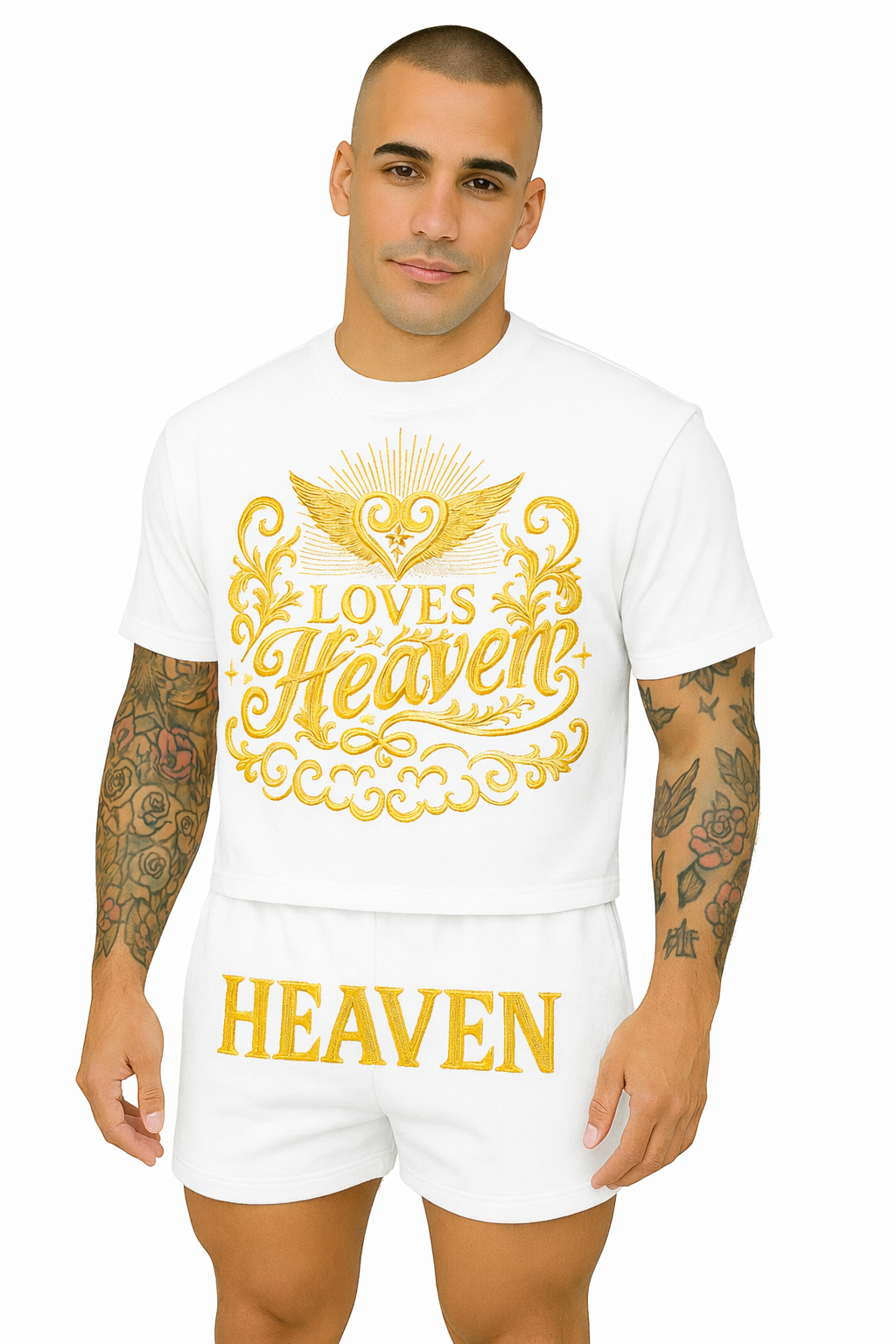 Male shirt and Heaven shorts set
